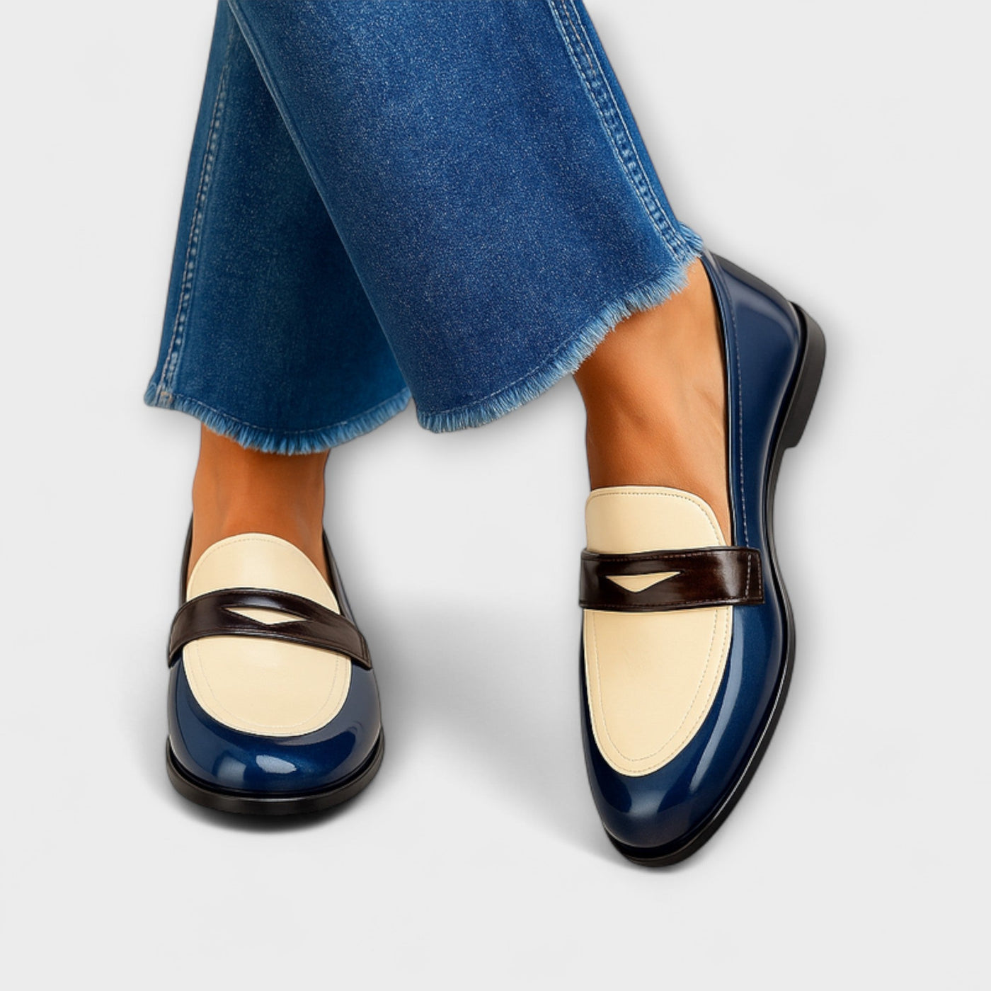 Varla™ | Two-Tone Loafers