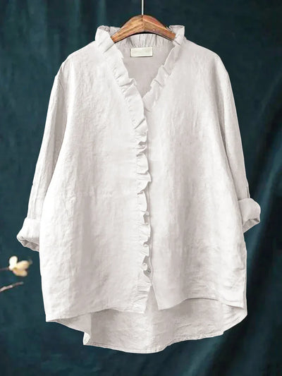 Ruffle Trim | Blouse