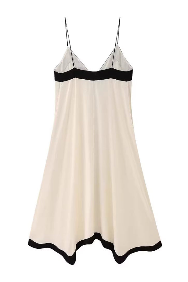 Brielle | Contrast Trim Maxi Dress