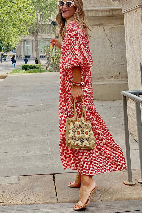 Katherine | Bohemian Floral Maxi Dress