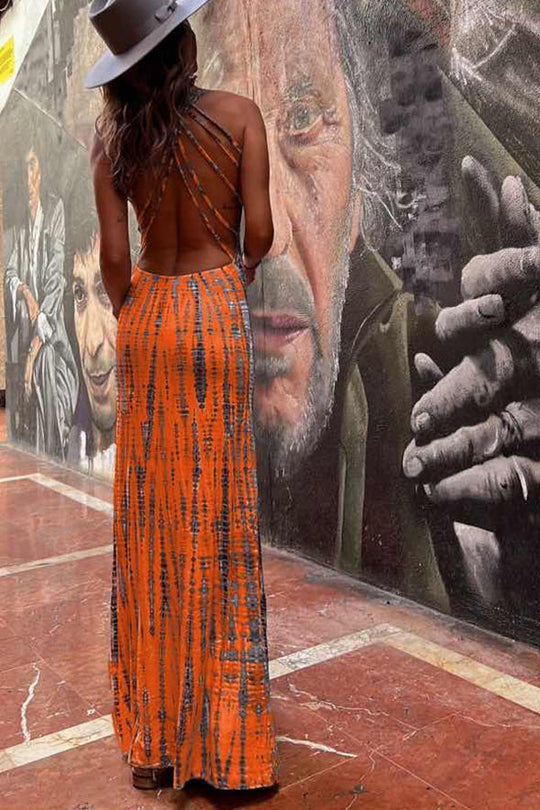 Arya | Boho Tie-Dye Maxi Dress