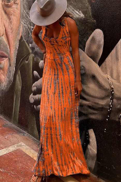 Arya | Boho Tie-Dye Maxi Dress