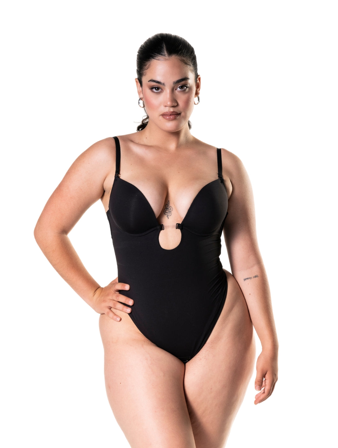 Alora | Push-Up Plunge Bodysuit