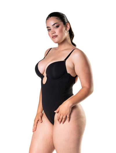 Alora | Push-Up Plunge Bodysuit