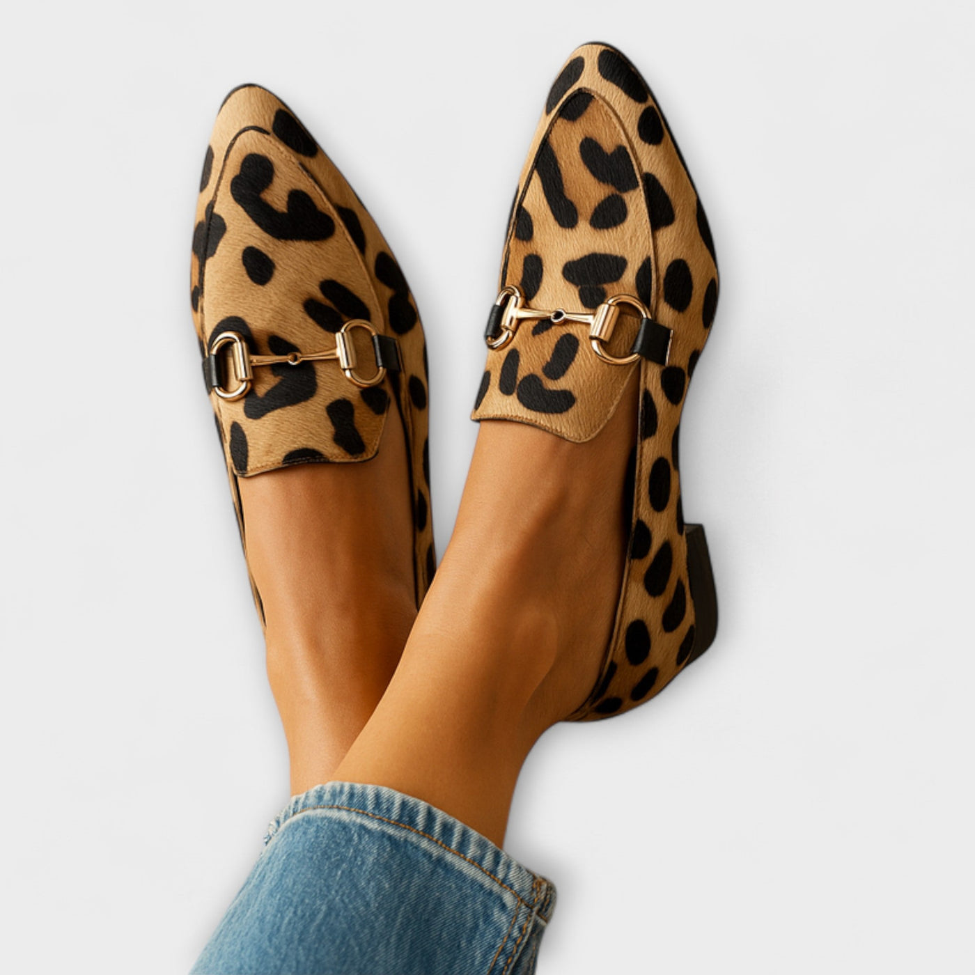 Varla™ | Leopard Print Loafers