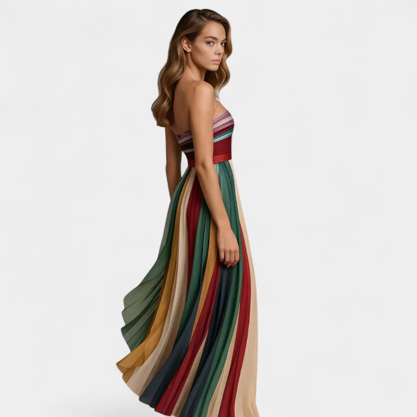 Diana | Pleated Maxi Dress