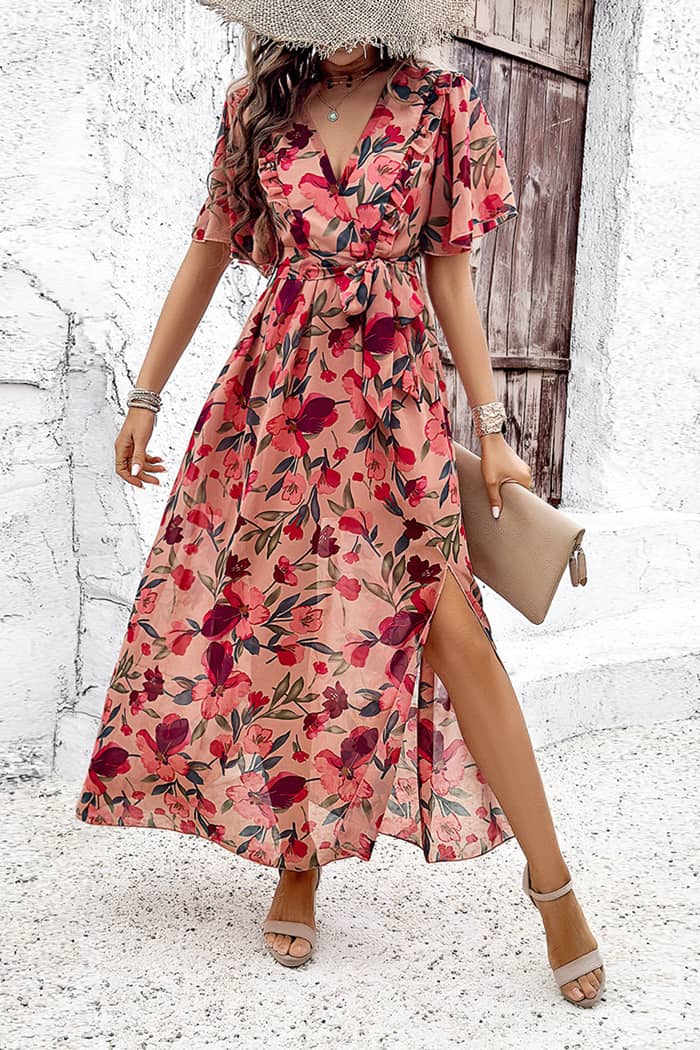 Floral Print Maxi