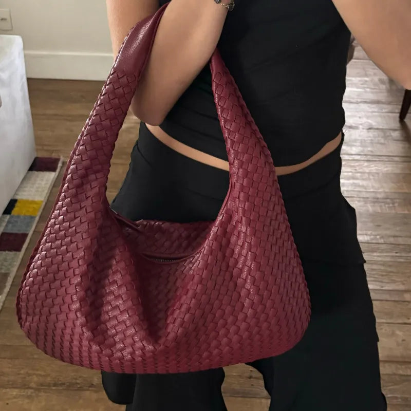 Woven Shoulder Bag